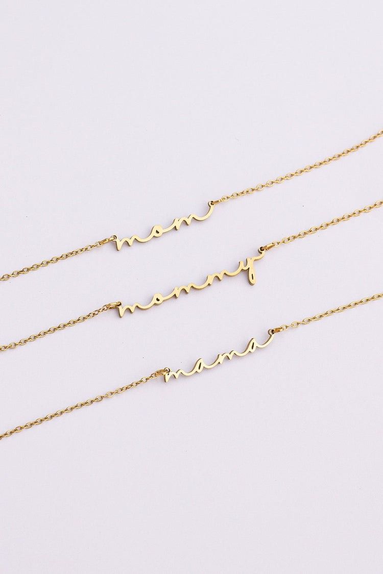 "Mom" Necklace