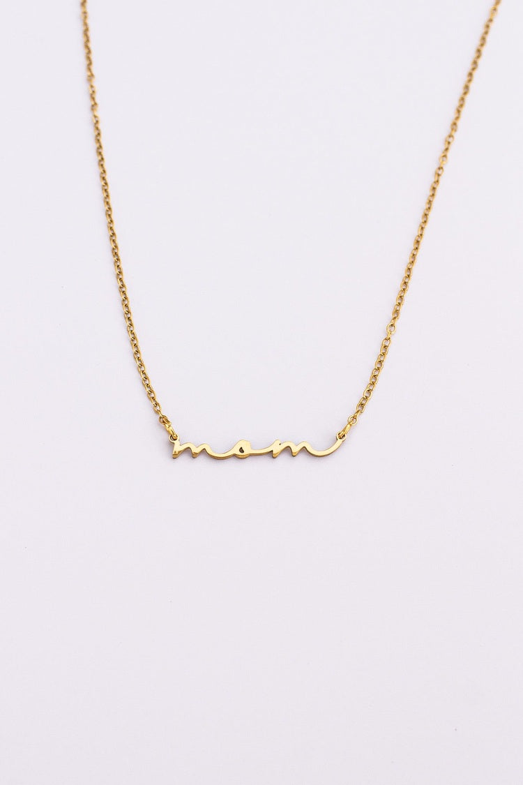 "Mom" Necklace