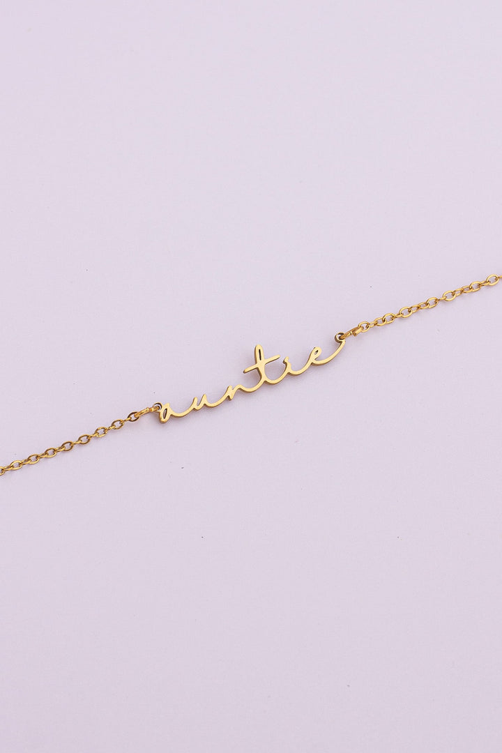 "Auntie" Necklace