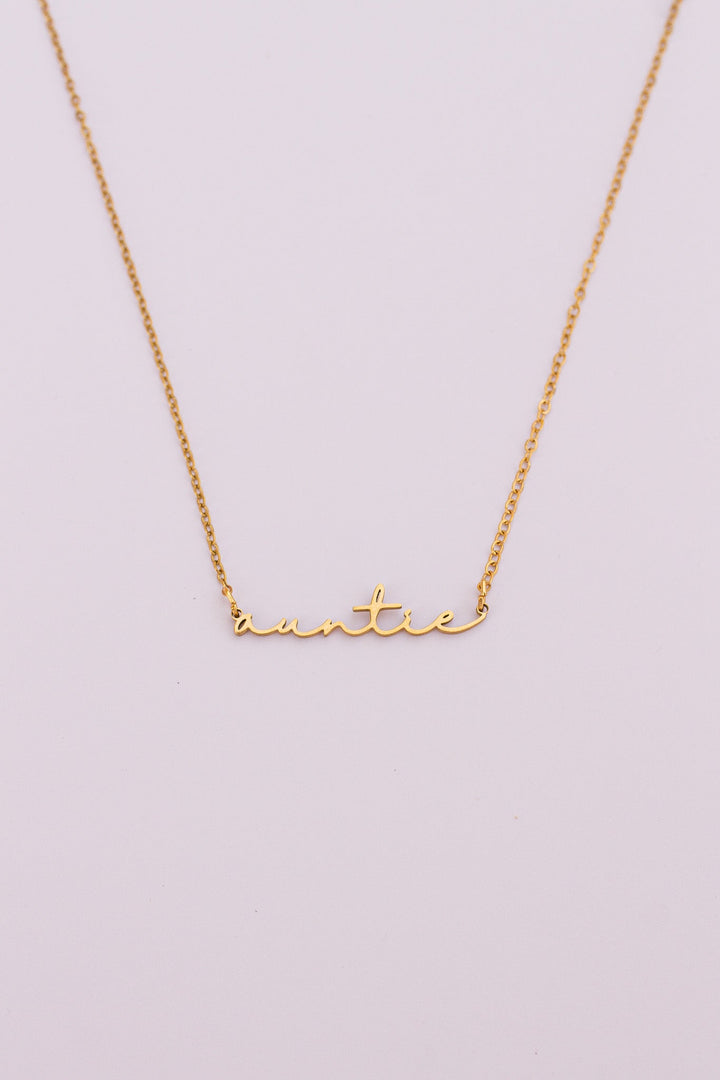 "Auntie" Necklace