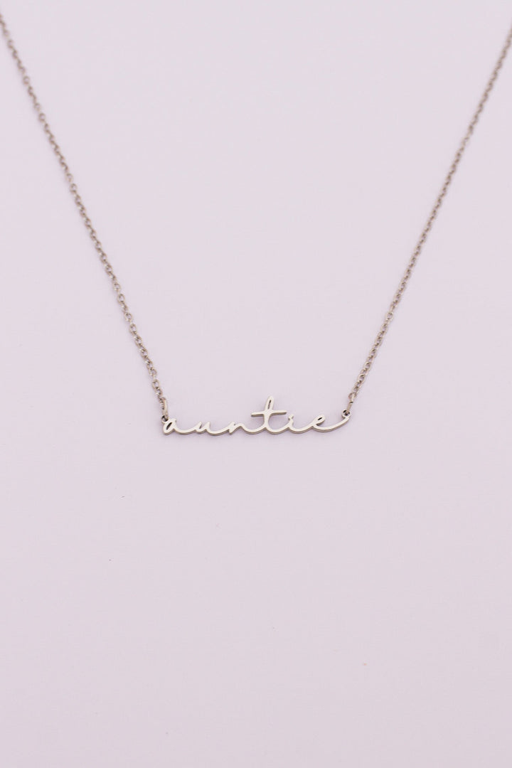 "Auntie" Necklace