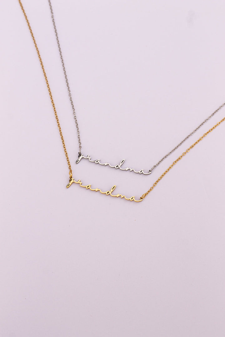 "Grandma" Necklace