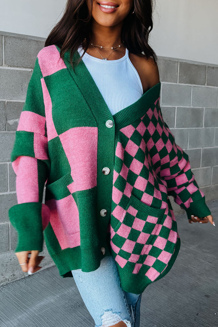 Sammie Checkered Cardigan