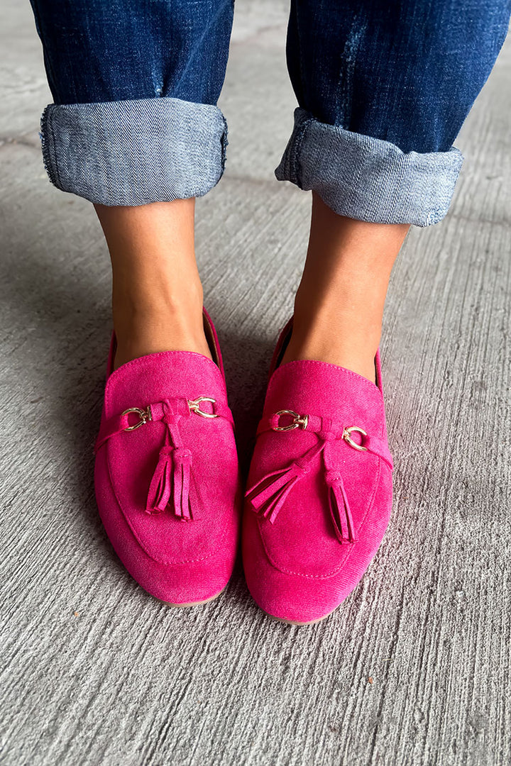 Edline Loafers - Fuchsia