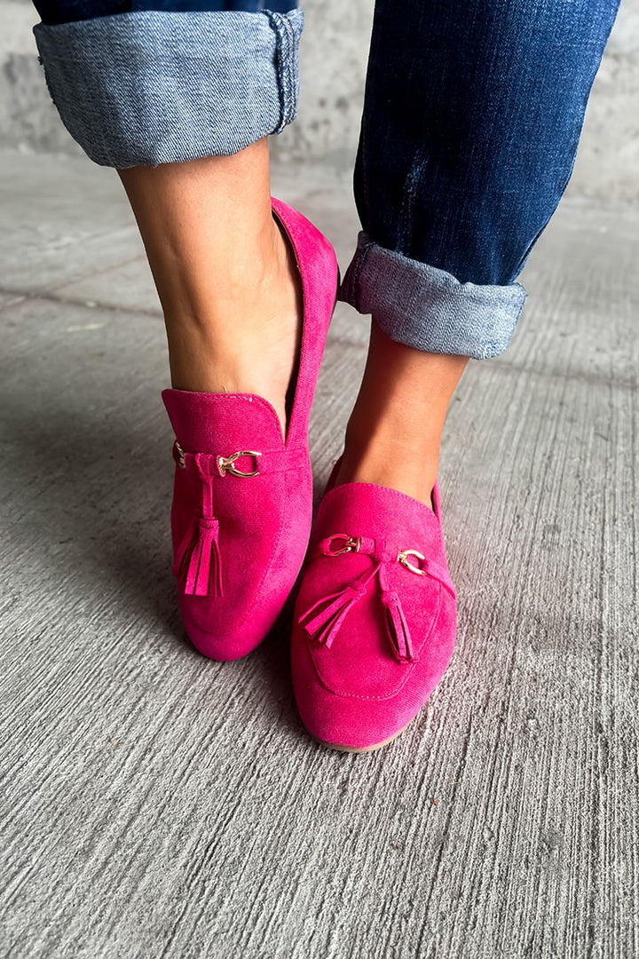 Edline Loafers - Fuchsia