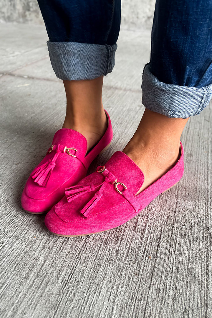 Edline Loafers - Fuchsia