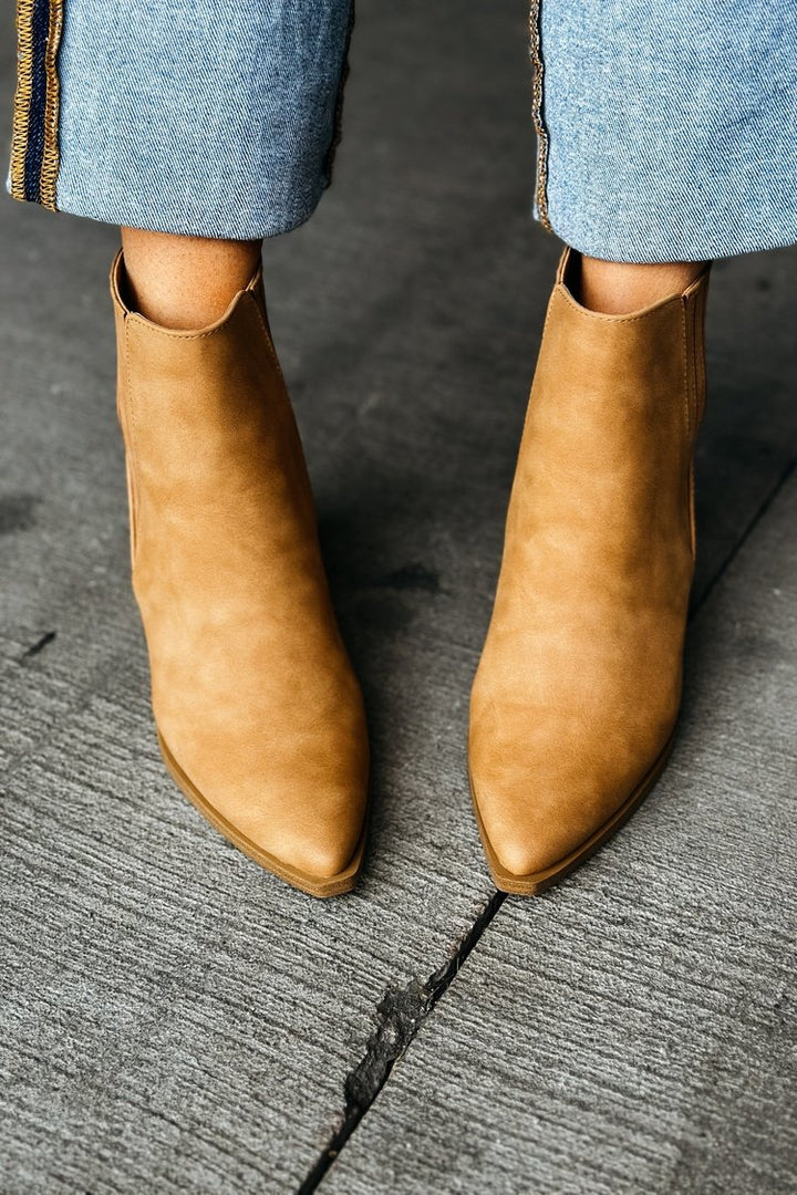 Devin Ankle Booties - Caramel - Mindy Mae's Marketcomfy cute hoodies