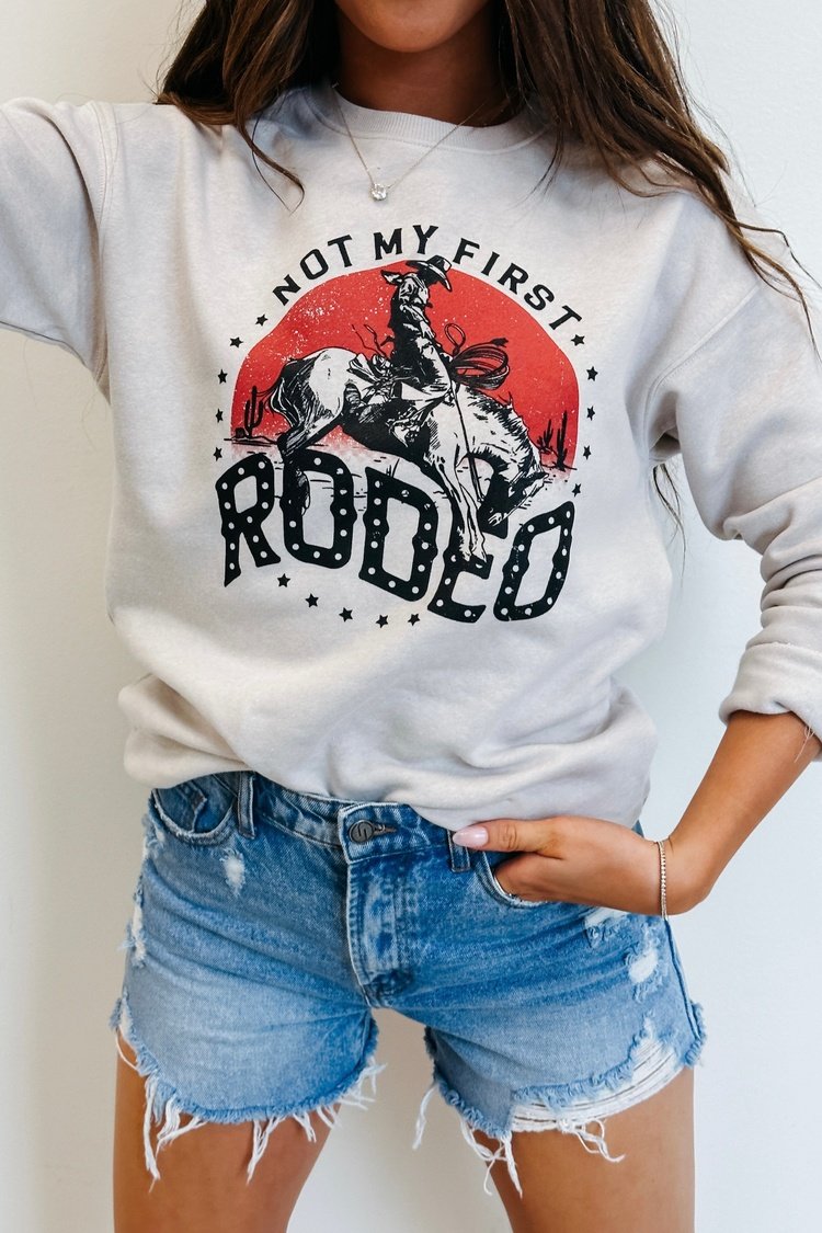 Not My First Rodeo Pullover - Mindy Mae's Marketcomfy cute hoodies