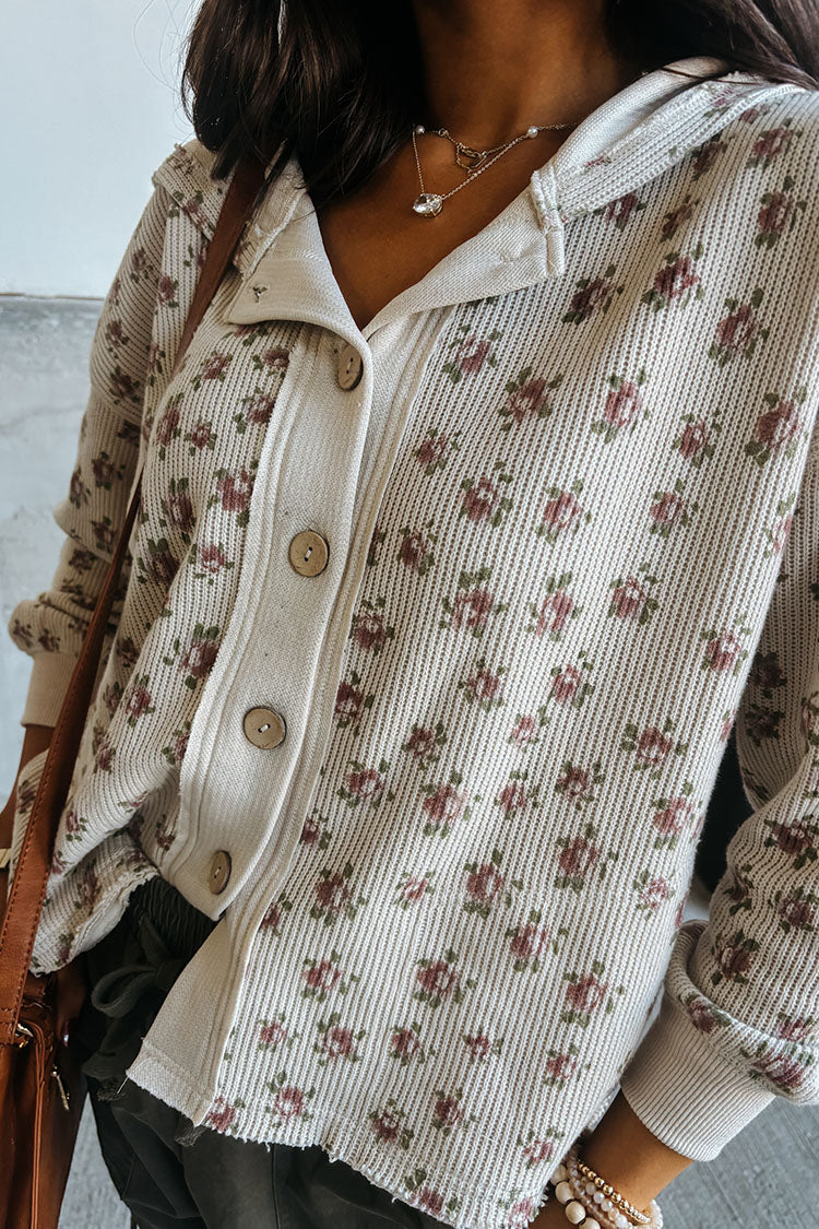 Stacey Floral Jacket - Bone