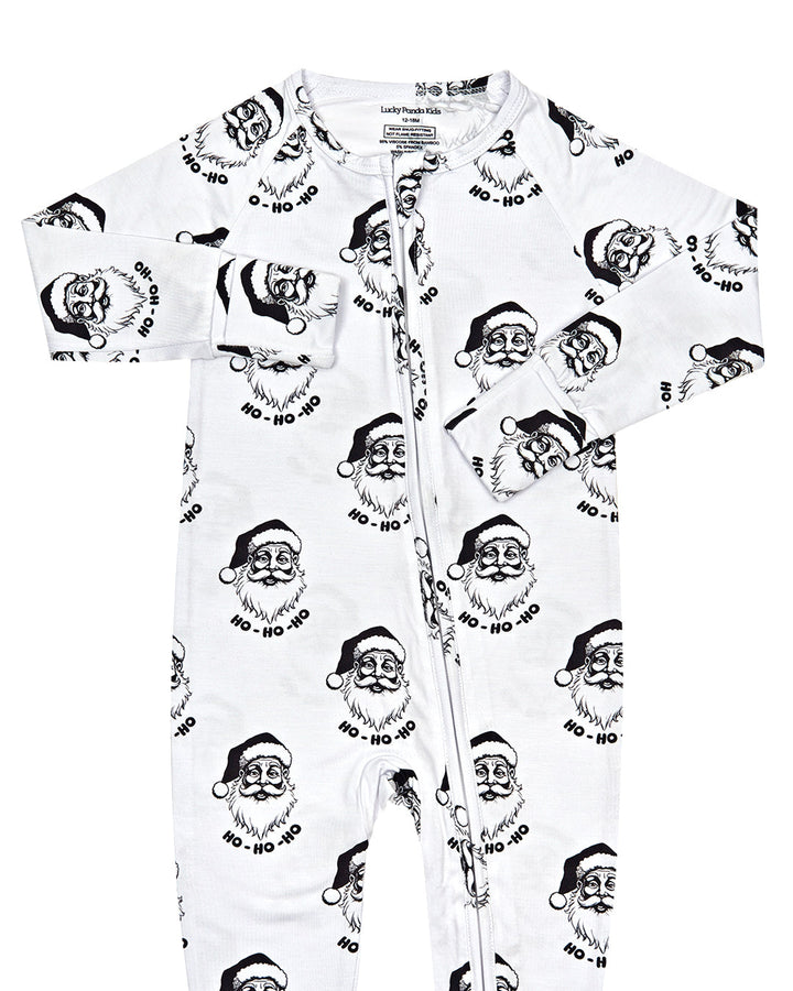 Bamboo Zip Romper | Cool Santa