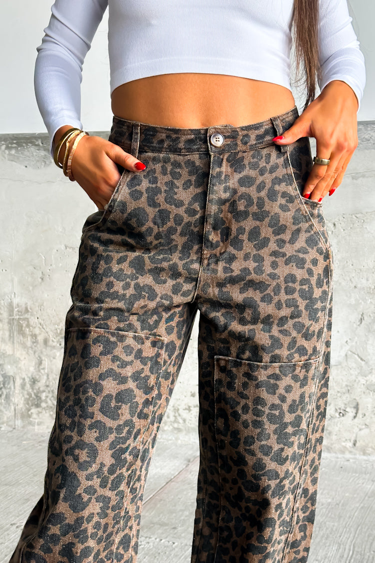 Coraline Leopard Pants