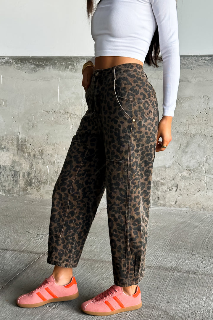 Coraline Leopard Pants