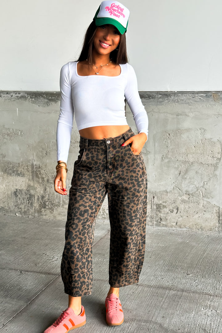 Coraline Leopard Pants