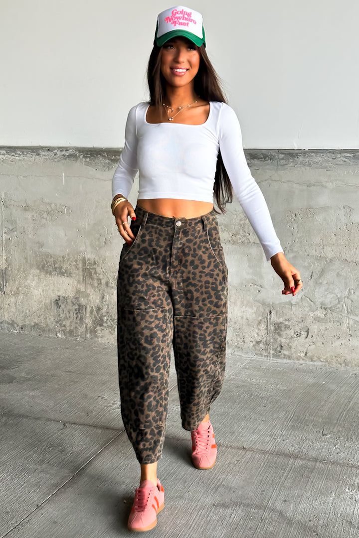 Coraline Leopard Pants