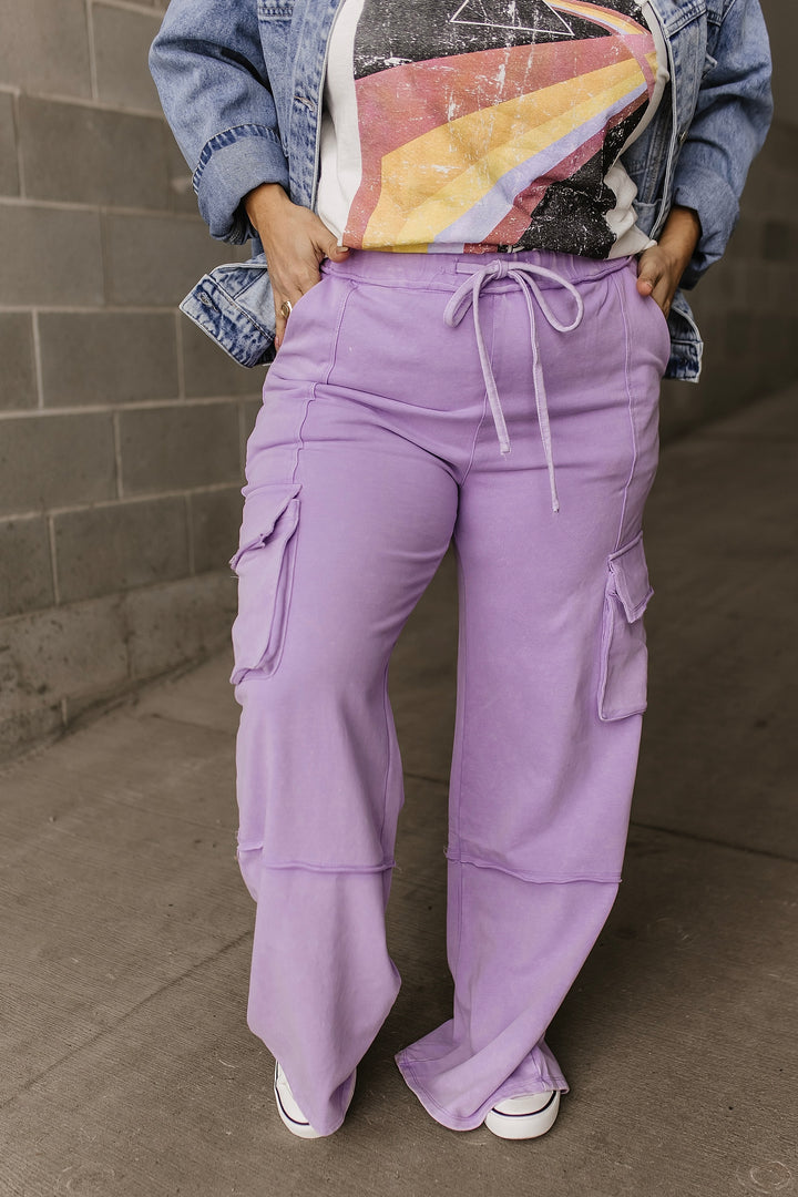 Elijah Cargo Pants - Lavender - Mindy Mae's Marketcomfy cute hoodies