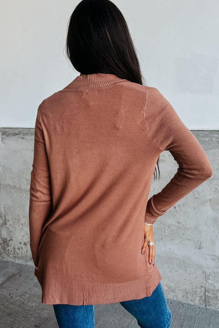 Lightweight Cuddle Cardigan - Marsala