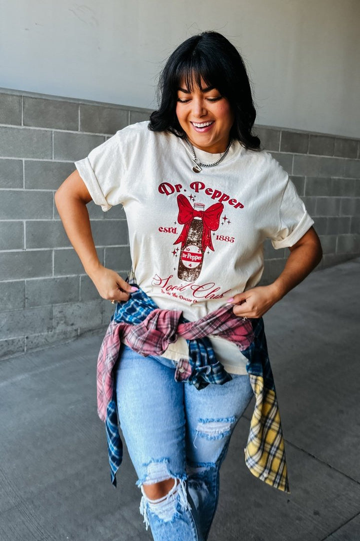 Dr. Pepper Social Club Tee - Mindy Mae's Marketcomfy cute hoodies