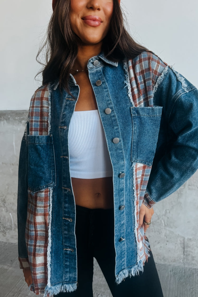 Penny Patchwork Denim Jacket