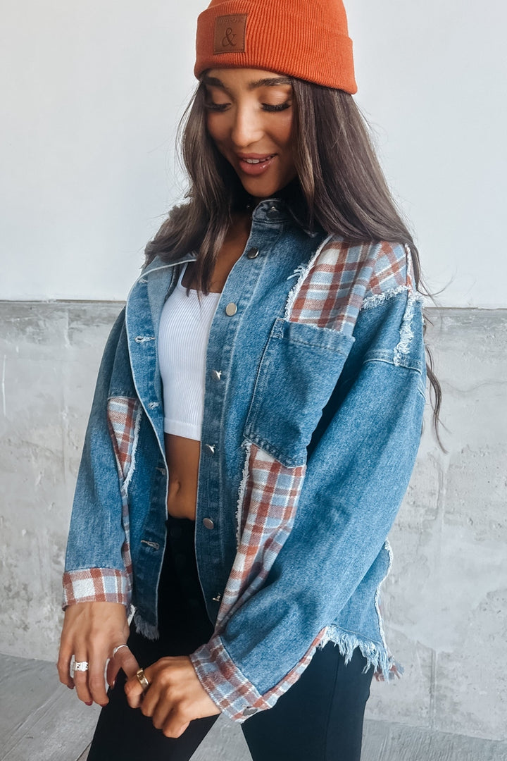 Penny Patchwork Denim Jacket