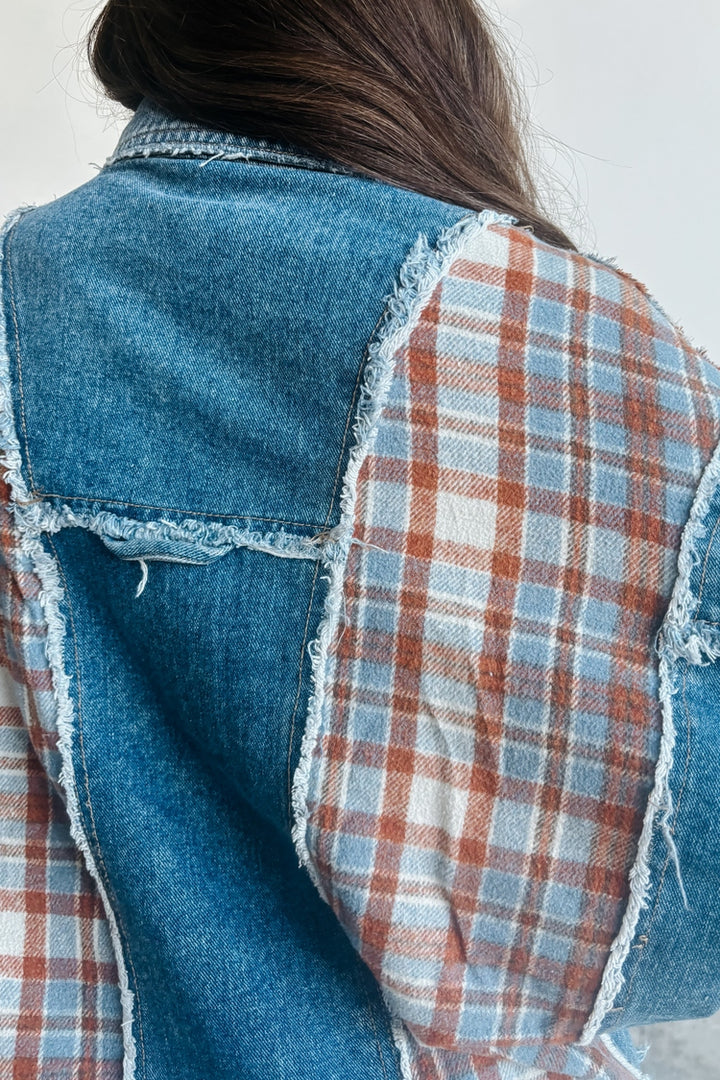 Penny Patchwork Denim Jacket