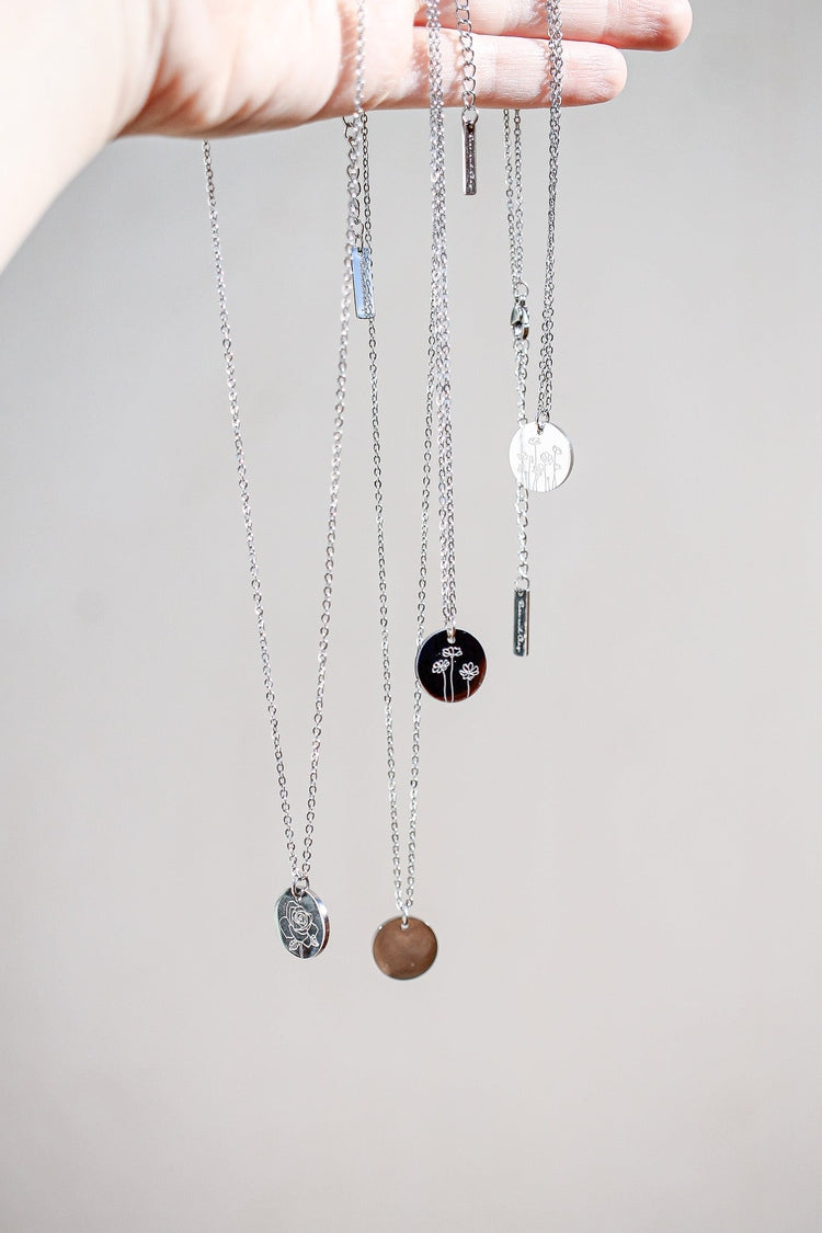 Birth Flower Necklace
