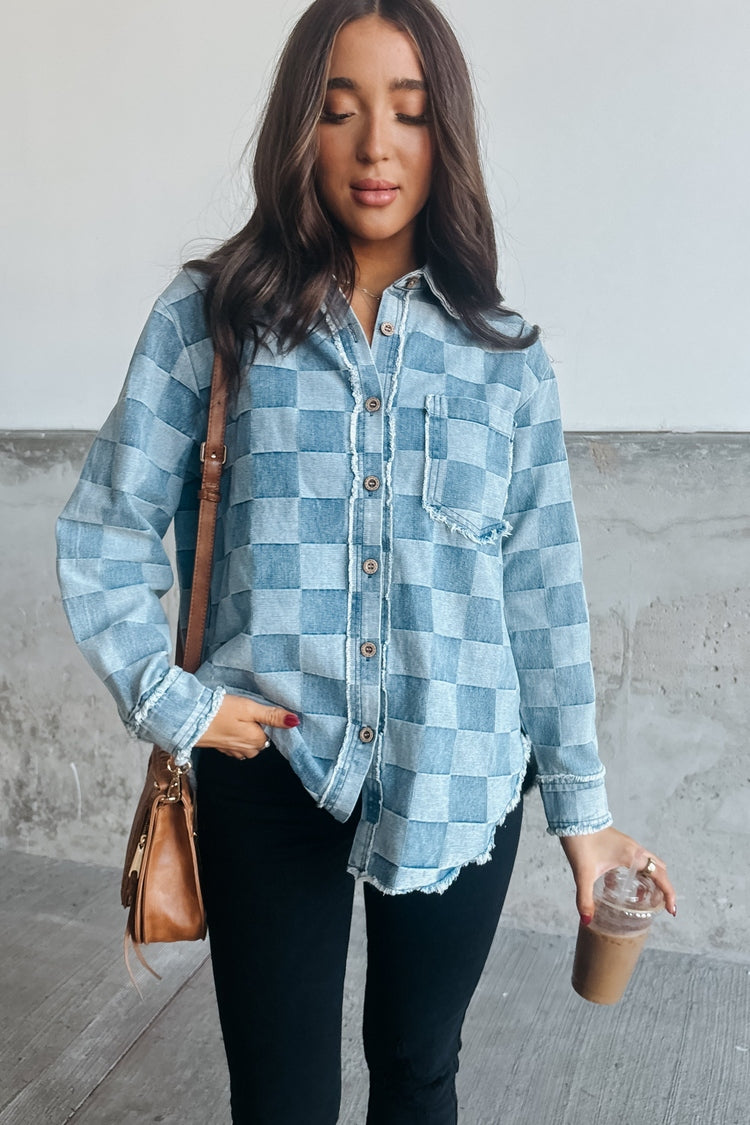 Faye Denim Button Down