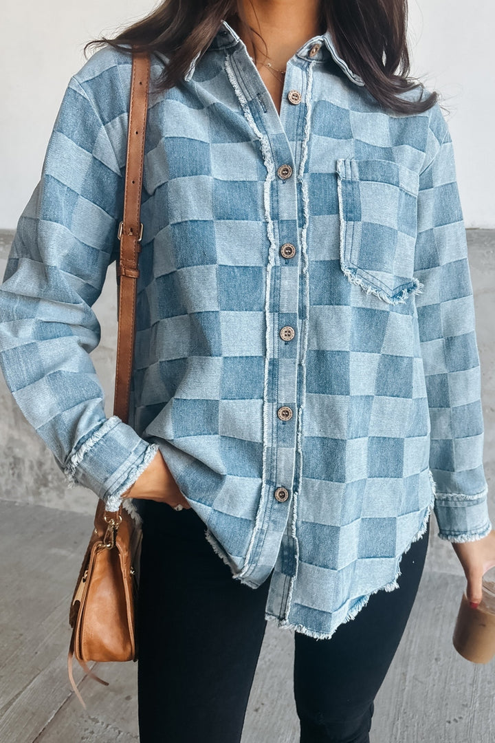 Faye Denim Button Down