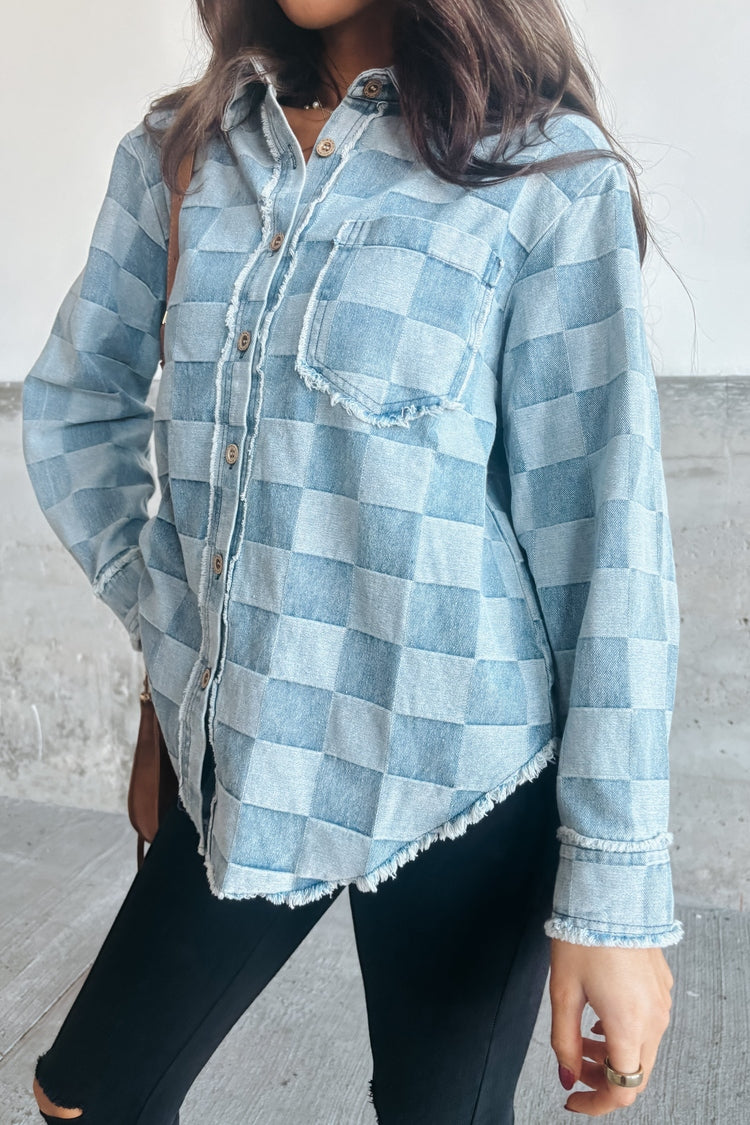 Faye Denim Button Down