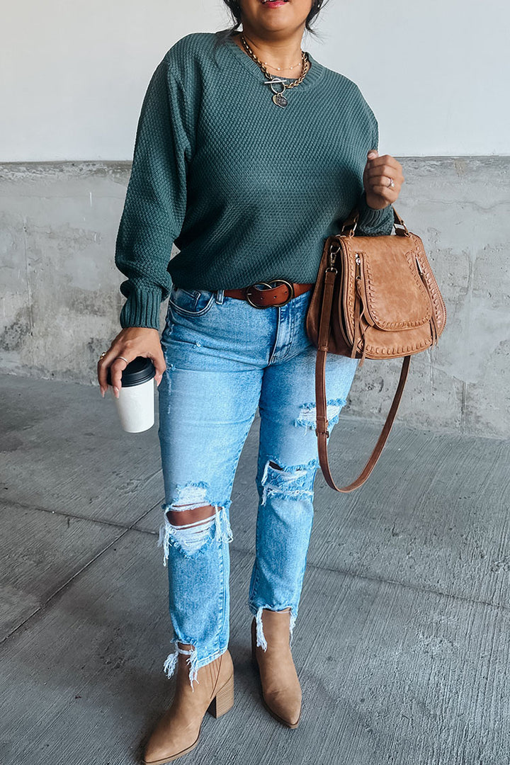 Tiffany Sweater - Ash Jade