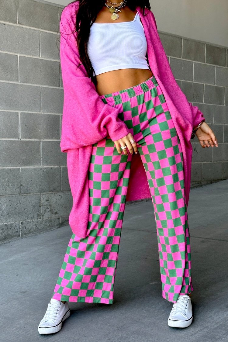 PREORDER: Checkmate Pants - Watermelon