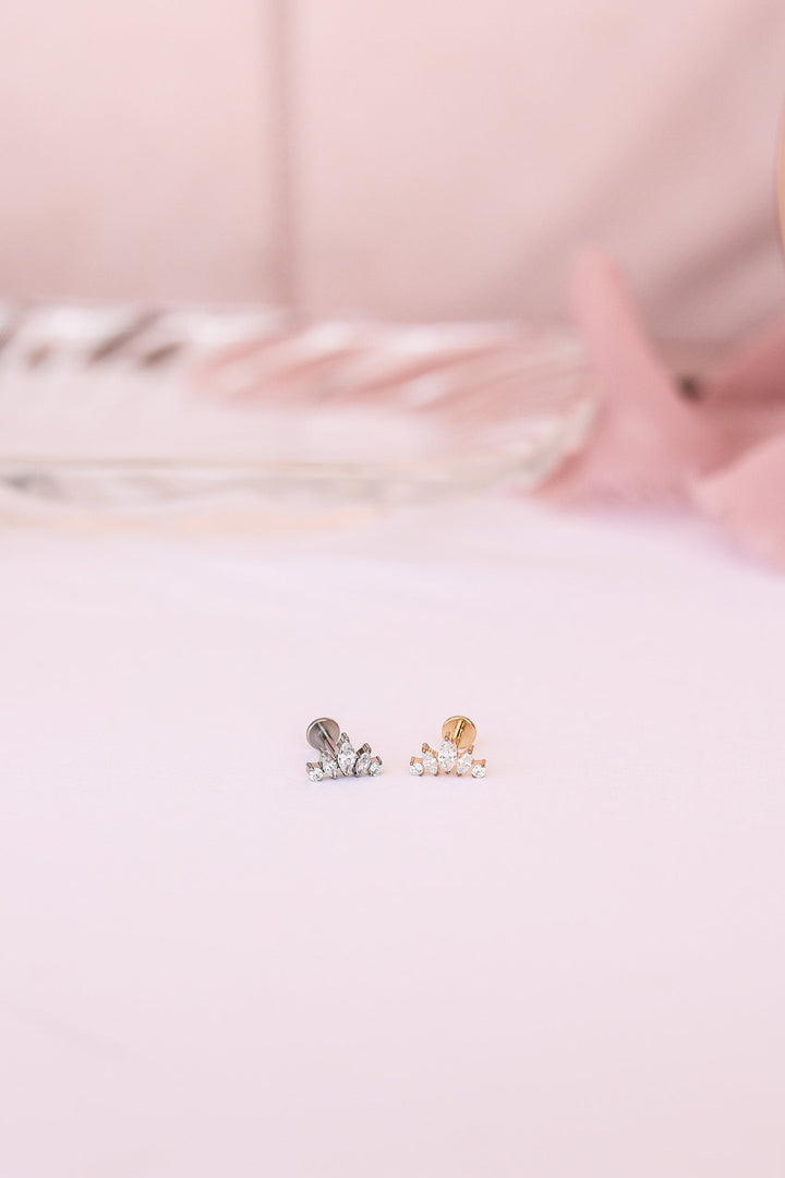 Tiara Flat Back Stud