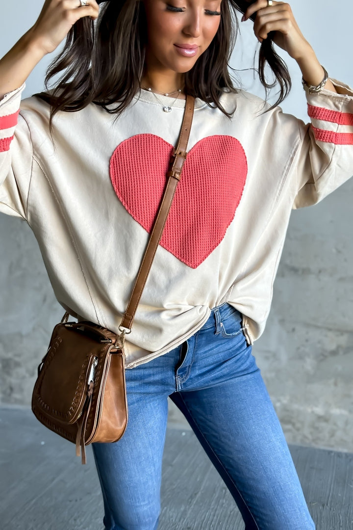 Tess Heart Patch Top