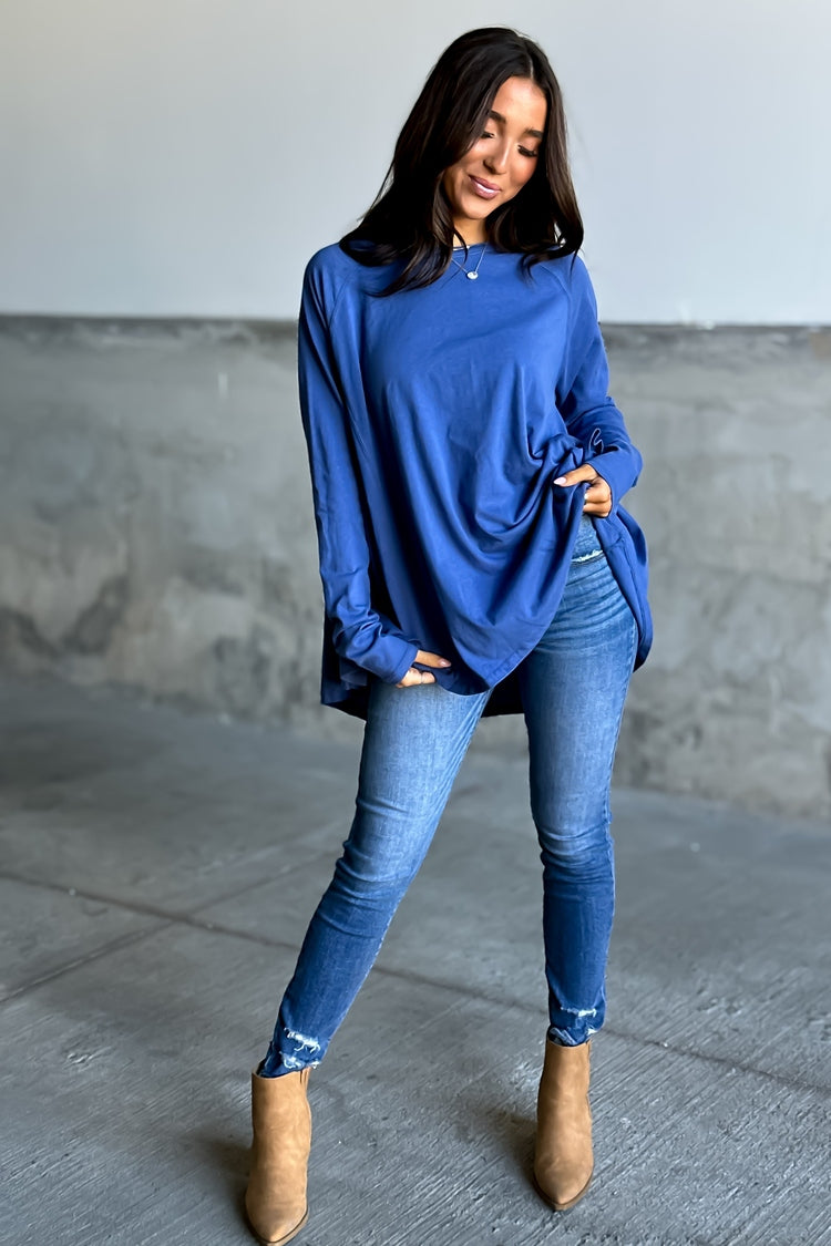 Layne Top - Blue