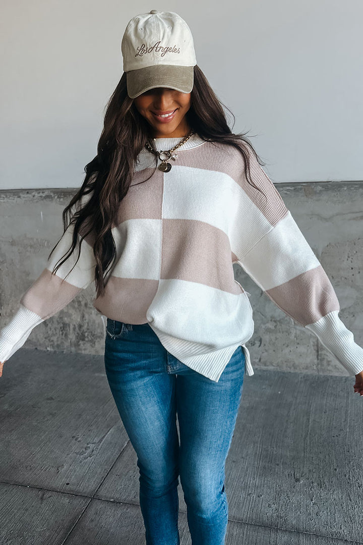 Kelsey Checkered Sweater