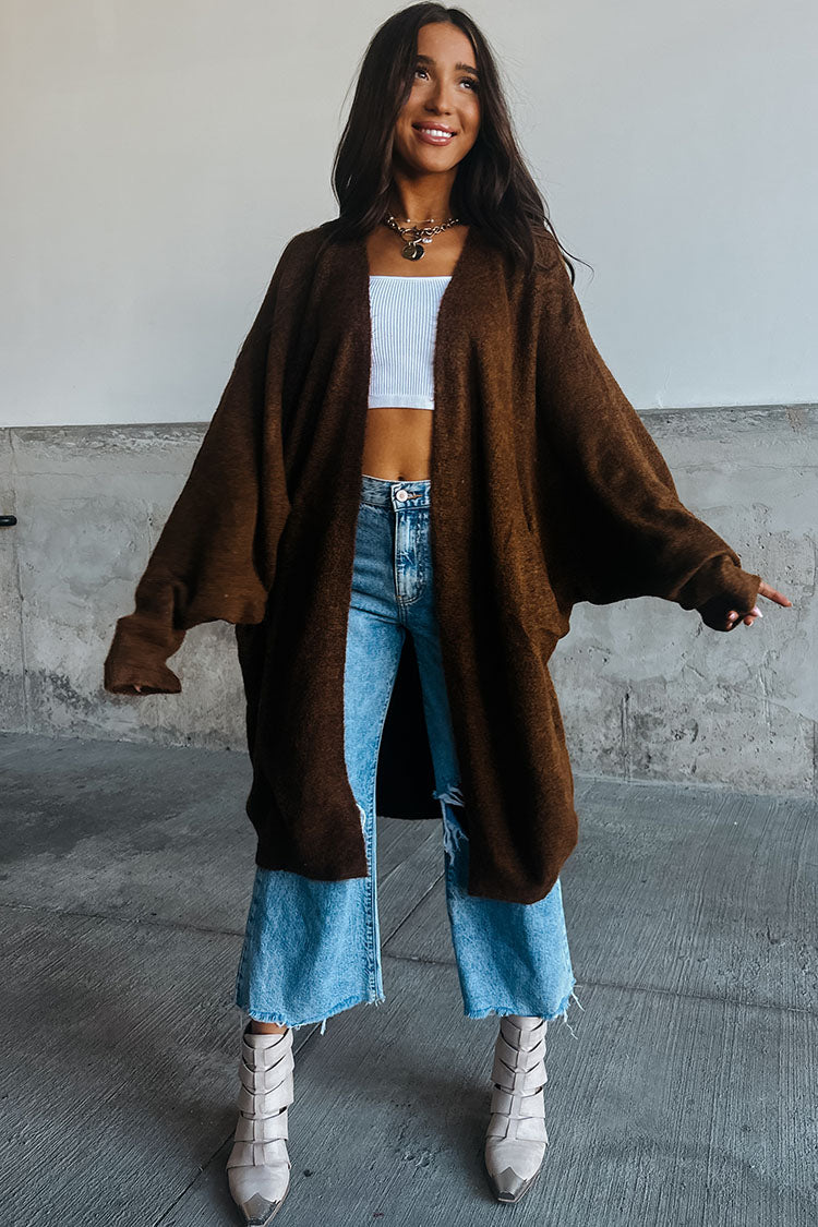 Lucy Cozy Cardigan - Camel