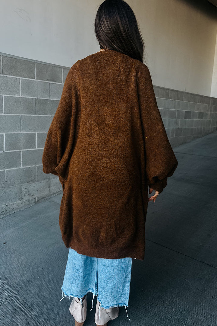 Lucy Cozy Cardigan - Camel