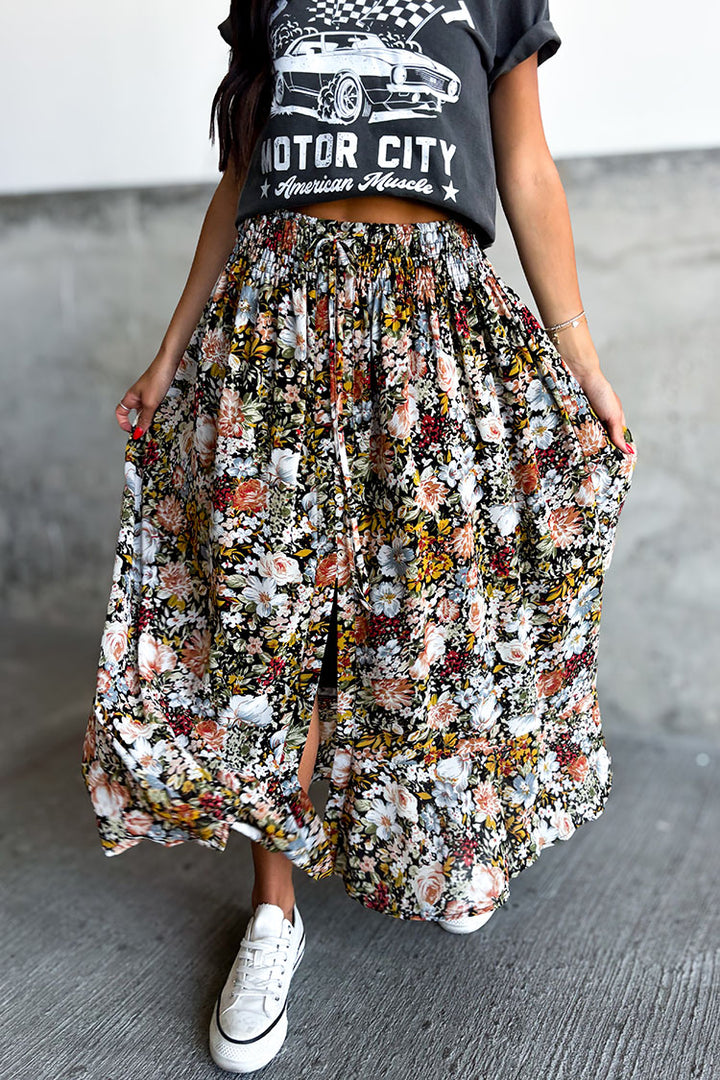 Claire Floral Maxi Skirt