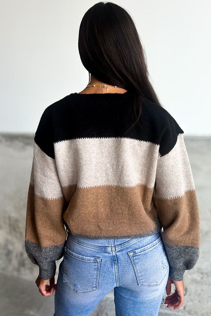 Leah Striped Sweater