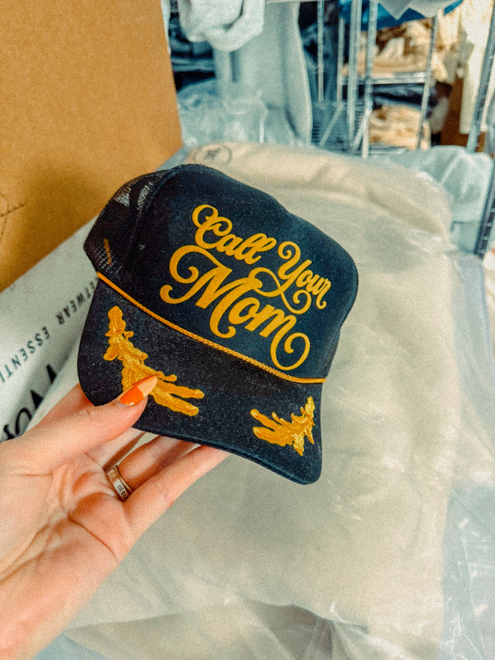 Underground Original Design: Call Your Mom, Mother's Day Trucker Hat