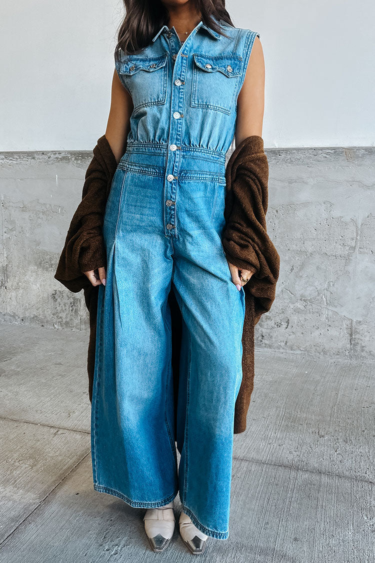 Wren Denim Jumpsuit