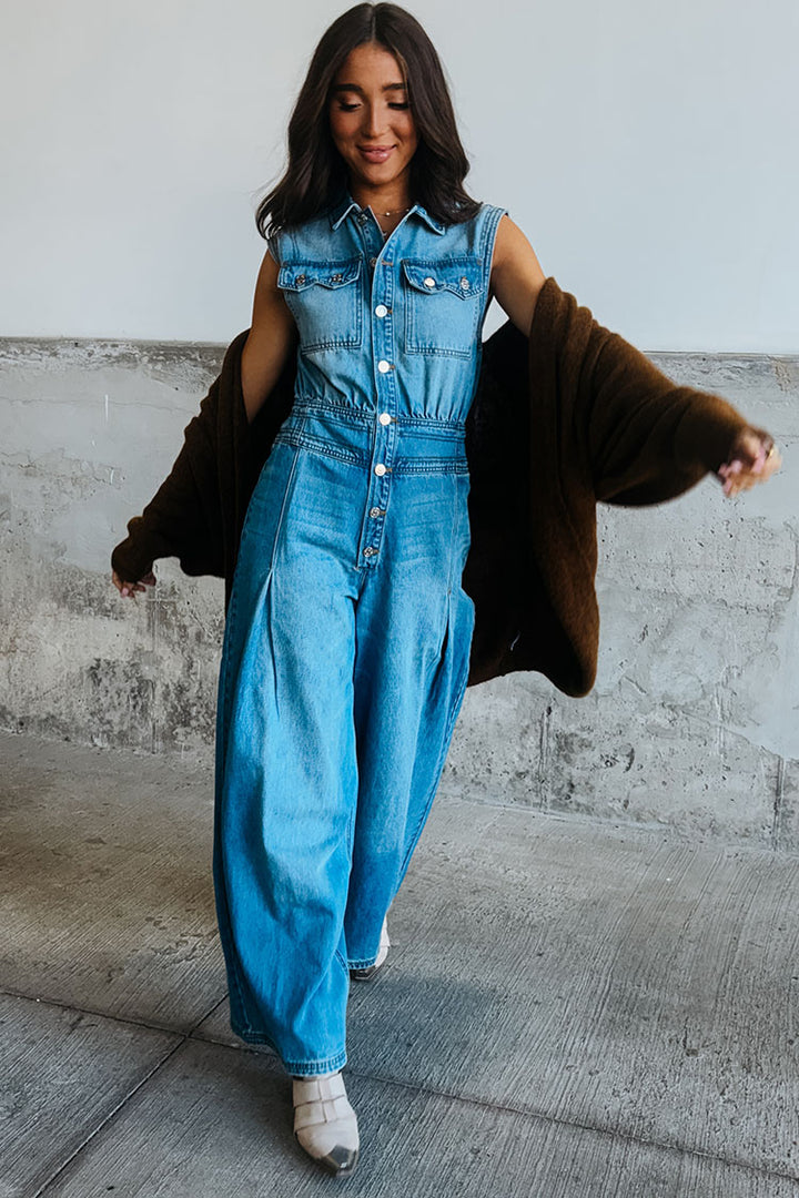 Wren Denim Jumpsuit