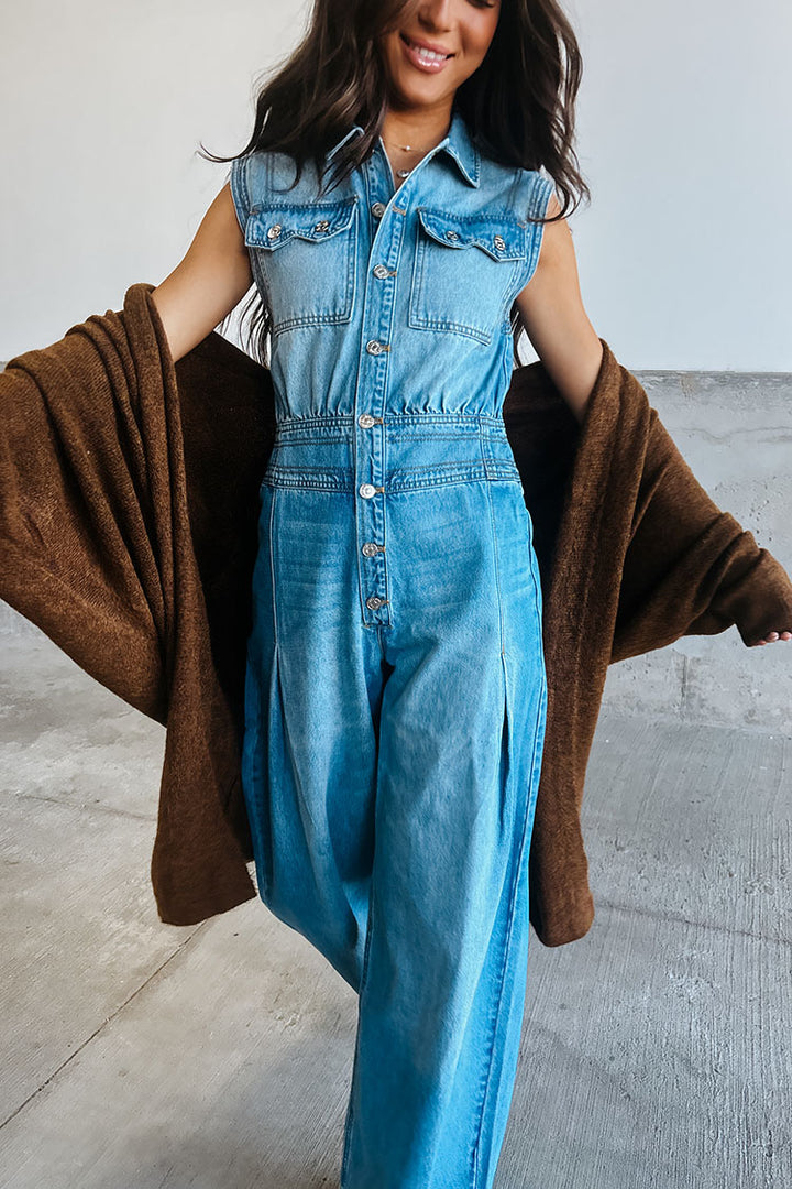 Wren Denim Jumpsuit