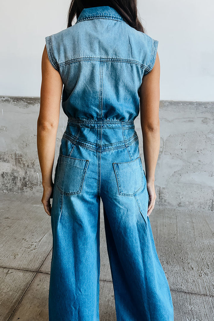 Wren Denim Jumpsuit