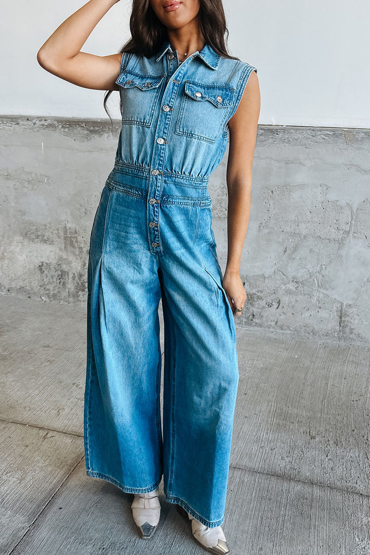 Wren Denim Jumpsuit