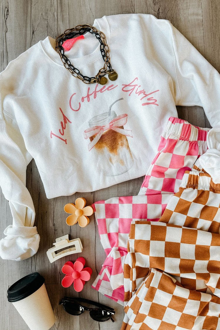 Iced Coffee Girly Pullover