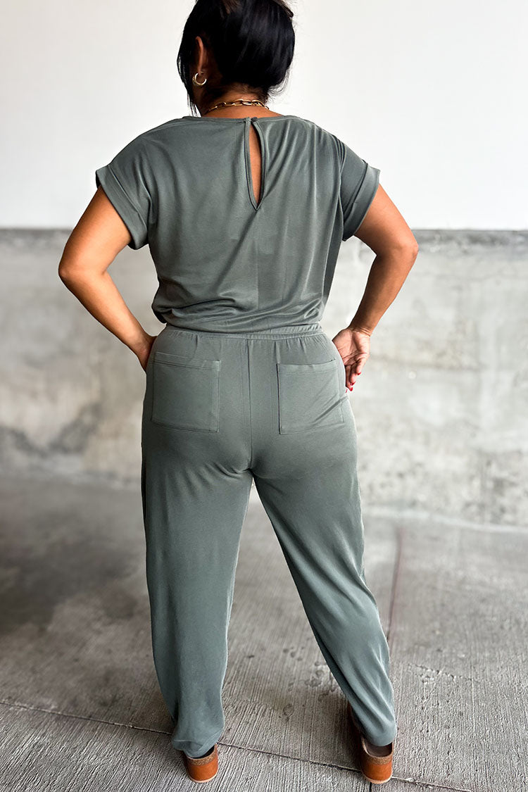 Ciara Jumpsuit - Olive