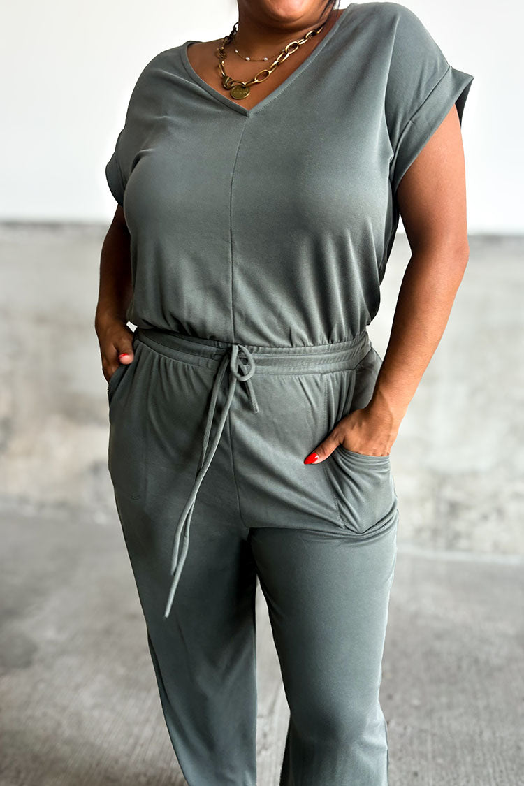 Ciara Jumpsuit - Olive