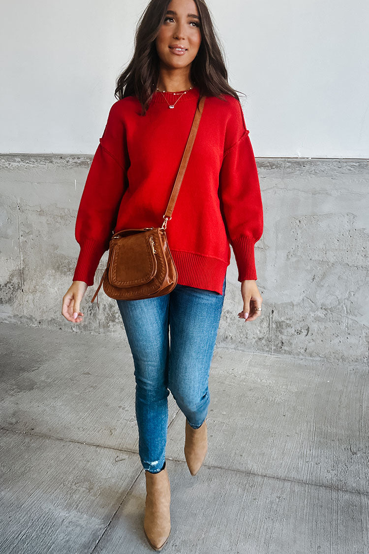 Ina Sweater - Red