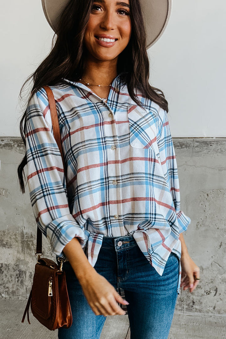 Abri Plaid Button Down