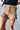 Khaki Brown Cut Off Distressed Summer Shorts